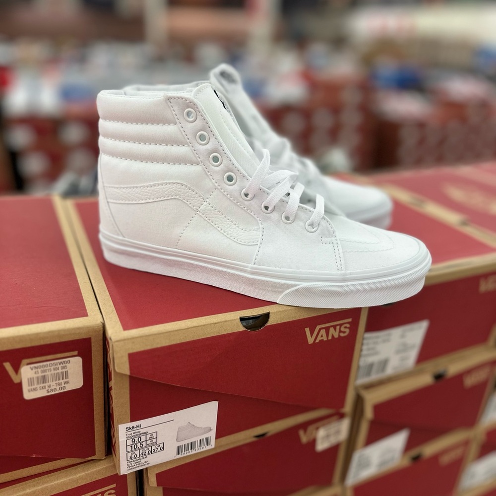 Vans White High-Top Sneakers